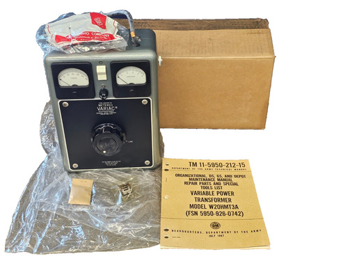 General radio metered variac - general,
