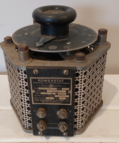 Superior electric powerstat - electric,
